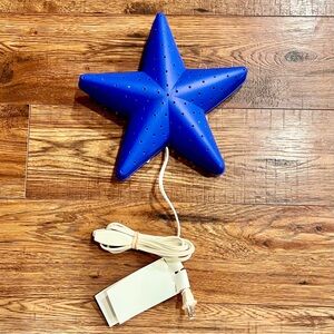 Never Used IKEA Smila blue star wall light
